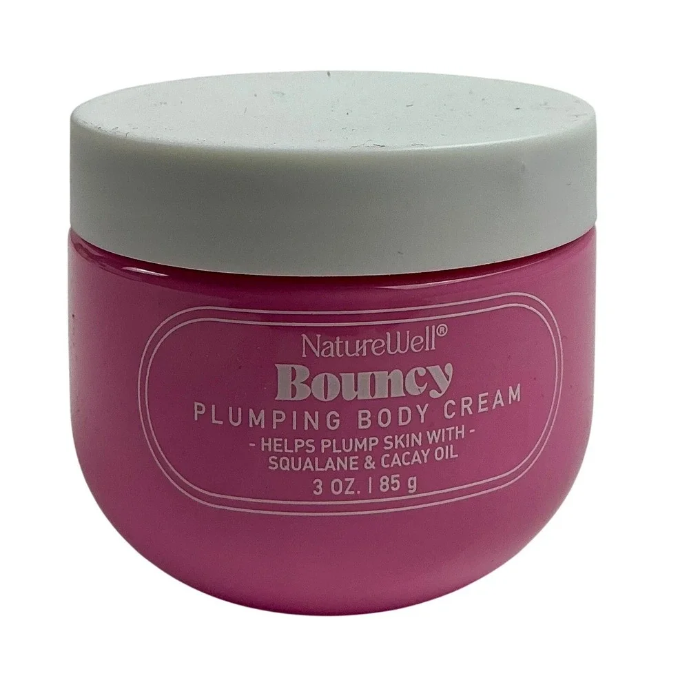 NatureWell Bouncy Plumping Body Cream Squalane Cacai Oil‎ 3 oz